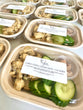 Curried Cashew Chicken Salad + Cucumber